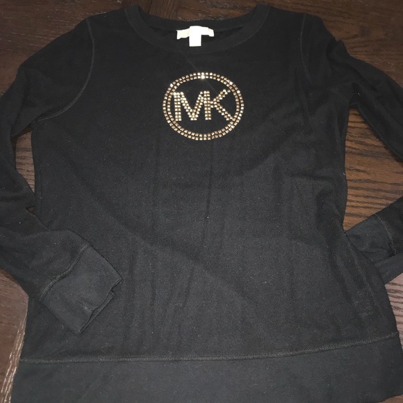 mk logo sweater